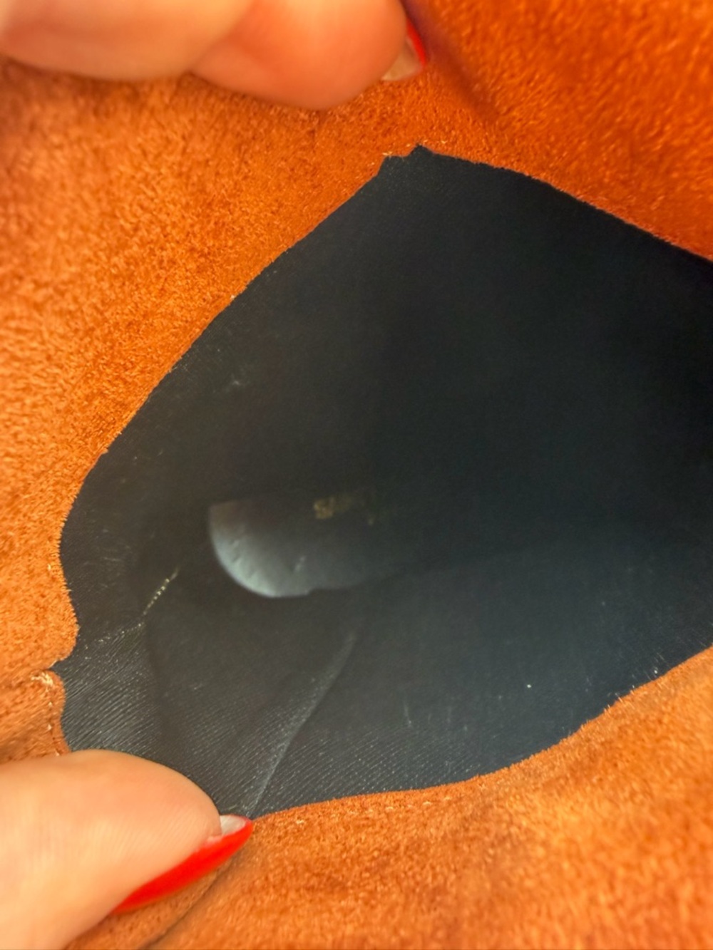 READ Rust Suede Pointed-Toe Slouch Booties sz6 - Picture 5 of 8